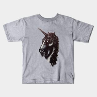 Dark Unicorn Kids T-Shirt